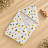 Muslin 2 layer hooded towel