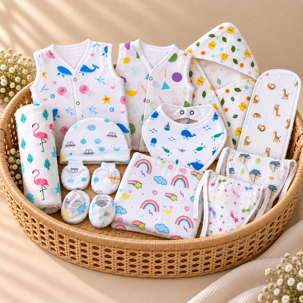 Baby bath essentials