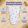 Muslin Padded Nappy - Pack of 3